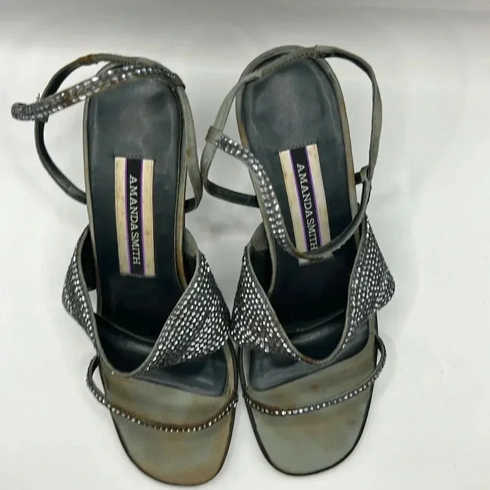 Amanda Smith Vintage open toe 3.5